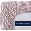 image:imageNautica  Twin Size Sheets Set Crisp amp Tailored Coastal Bedding with a Smooth Cotton Percale Bed Sheets with Matching Pillowcase amp Fitted Sheet Calm Seas Gingham GreenColeridge Stripe Red