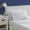 image:imageNautica  Twin Size Sheets Set Crisp amp Tailored Coastal Bedding with a Smooth Cotton Percale Bed Sheets with Matching Pillowcase amp Fitted Sheet Calm Seas Gingham GreenAudley Stripe Red