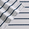 image:imageNautica  Twin Size Sheets Set Crisp amp Tailored Coastal Bedding with a Smooth Cotton Percale Bed Sheets with Matching Pillowcase amp Fitted Sheet Calm Seas Gingham GreenBrenton Stripe Navy Blue
