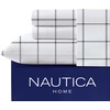 image:imageNautica  Twin Size Sheets Set Crisp amp Tailored Coastal Bedding with a Smooth Cotton Percale Bed Sheets with Matching Pillowcase amp Fitted Sheet Calm Seas Gingham GreenPlot Black