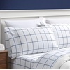image:imageNautica  Twin Size Sheets Set Crisp amp Tailored Coastal Bedding with a Smooth Cotton Percale Bed Sheets with Matching Pillowcase amp Fitted Sheet Calm Seas Gingham GreenPlot Blue