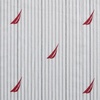 image:imageNautica  Twin Size Sheets Set Crisp amp Tailored Coastal Bedding with a Smooth Cotton Percale Bed Sheets with Matching Pillowcase amp Fitted Sheet Calm Seas Gingham GreenAudley Stripe Red