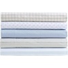 image:imageNautica  Twin Size Sheets Set Crisp amp Tailored Coastal Bedding with a Smooth Cotton Percale Bed Sheets with Matching Pillowcase amp Fitted Sheet Calm Seas Gingham GreenBreezy Bloom Blue