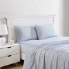 image:imageNautica  Twin Size Sheets Set Crisp amp Tailored Coastal Bedding with a Smooth Cotton Percale Bed Sheets with Matching Pillowcase amp Fitted Sheet Calm Seas Gingham GreenIkat Wave Blue