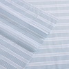 image:imageNautica  Twin Size Sheets Set Crisp amp Tailored Coastal Bedding with a Smooth Cotton Percale Bed Sheets with Matching Pillowcase amp Fitted Sheet Calm Seas Gingham GreenTayleur Stripe Blue