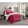 image:imageNautica  Twin Size Sheets Set Crisp amp Tailored Coastal Bedding with a Smooth Cotton Percale Bed Sheets with Matching Pillowcase amp Fitted Sheet Calm Seas Gingham GreenColeridge Stripe Red