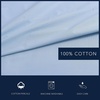 image:imageNautica  Twin XL Bed Sheets Lightweight Cotton Percale Bedding Set with Matching Pillowcase Crisp amp Cool Dorm Essentials OekoTex Certified Bayview Solid BeigeLake Blue