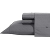 image:imageNautica  Twin XL Bed Sheets Lightweight Cotton Percale Bedding Set with Matching Pillowcase Crisp amp Cool Dorm Essentials OekoTex Certified Bayview Solid BeigeWhale Grey