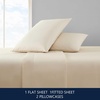 image:imageNautica  Twin XL Bed Sheets Lightweight Cotton Percale Bedding Set with Matching Pillowcase Crisp amp Cool Dorm Essentials OekoTex Certified Bayview Solid BeigeBayview Beige