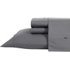 image:imageNautica  Twin XL Bed Sheets Lightweight Cotton Percale Bedding Set with Matching Pillowcase Crisp amp Cool Dorm Essentials OekoTex Certified Bayview Solid BeigeWhale Grey