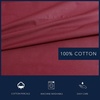image:imageNautica  Twin XL Bed Sheets Lightweight Cotton Percale Bedding Set with Matching Pillowcase Crisp amp Cool Dorm Essentials OekoTex Certified Bayview Solid BeigeSolid Dark Red