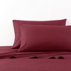 image:imageNautica  Twin XL Bed Sheets Lightweight Cotton Percale Bedding Set with Matching Pillowcase Crisp amp Cool Dorm Essentials OekoTex Certified Bayview Solid BeigeSolid Dark Red