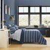 image:imageNautica  Twin XL Comforter Set Soft amp Reversible Bedding with Bonus Bed Sheets amp Pillowcases 5Piece Bed Set Mariners Line SolidPlaid BlueMariners Line SolidPlaid Blue