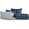 image:imageNautica  Twin XL Comforter Set Soft amp Reversible Bedding with Bonus Bed Sheets amp Pillowcases 5Piece Bed Set Mariners Line SolidPlaid BlueMariners Line SolidPlaid Blue