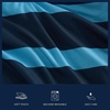 image:imageNautica  Twin XL Comforter Set Soft amp Reversible Coastal Bedding with Matching Pillowcase Nautical Striped Bed Set Keelson StripeSolid BlueKeelson StripeSolid Blue