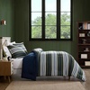 image:imageNautica  Twin XL Comforter Set Soft amp Reversible Coastal Bedding with Matching Pillowcase Nautical Striped Bed Set Uphaul StripeSolid GreenUphaul StripeSolid Green