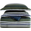 image:imageNautica  Twin XL Comforter Set Soft amp Reversible Coastal Bedding with Matching Pillowcase Nautical Striped Bed Set Uphaul StripeSolid GreenUphaul StripeSolid Green