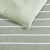 image:imageNautica  Twin XL Size Comforter Set Reversible amp Soft Bedding Set with Matching Pillowcase Nautical Lightweight Bedding Chambray Waves Solid BluePark Stripe Sage Green