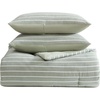 image:imageNautica  Twin XL Size Comforter Set Reversible amp Soft Bedding Set with Matching Pillowcase Nautical Lightweight Bedding Chambray Waves Solid BluePark Stripe Sage Green