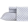 image:imageNautica  Twin XL Size Sheet Set 100 Soft Bed Sheets with Matching Pillowcase Cool amp Breathable Comfort Deep Pocket Fit Americana Decor Beach Collage BlueDiamond Anchor Blue