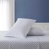 image:imageNautica  Twin XL Size Sheet Set 100 Soft Bed Sheets with Matching Pillowcase Cool amp Breathable Comfort Deep Pocket Fit Americana Decor Beach Collage BlueDiamond Anchor Blue
