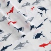 image:imageNautica Kids  Twin XL Sheet Set UltraSoft Microfiber Bedding with Fully Elastic Fitted Sheet Coastal Kids Bed Set with Pillowcase Easy Care Bedding Branson SharksBranson Sharks Navy