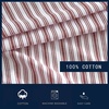 image:imageNautica Twin Duvet Cover Cotton Reversible Bedding with Button Closure Casual Home Dcor for All Seasons Coleridge Stripe Charcoal TwinColeridge Stripe Red