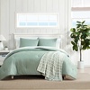 image:imageNautica  Queen Comforter Set Soft amp Reversible Bedding with an Embossed Texture 8Piece Bonus Bed Set with Matching Bed Sheets Shams Pillowcases amp Plush Throw Broken Lines GreenBroken Lines Green