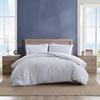 image:imageNautica Twin Duvet Cover Cotton Reversible Bedding with Button Closure Casual Home Dcor for All Seasons Coleridge Stripe Charcoal TwinBeaux Stripe Blue