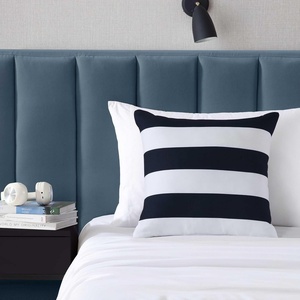 image:imageNautica  Decorative Pillow Soft amp Plush Printed Throw Pillow Square Pillow for Bed or Couch Sailor Stripe Blue 18 x 18Sailor Stripe Blue