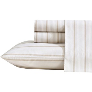 image:imageNautica  Twin Size Sheets Set Crisp amp Tailored Coastal Bedding with a Smooth Cotton Percale Bed Sheets with Matching Pillowcase amp Fitted Sheet Calm Seas Gingham GreenMerrick Stripe
