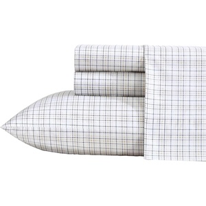 image:imageNautica  Twin Size Sheets Set Crisp amp Tailored Coastal Bedding with a Smooth Cotton Percale Bed Sheets with Matching Pillowcase amp Fitted Sheet Calm Seas Gingham GreenMalor Plaid