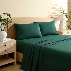 image:imageNautica  Twin XL Bed Sheets Lightweight Cotton Percale Bedding Set with Matching Pillowcase Crisp amp Cool Dorm Essentials OekoTex Certified Bayview Solid BeigeBayview Green