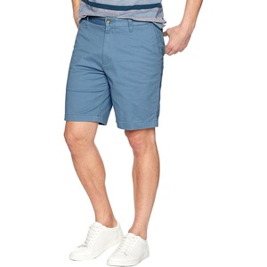 image:imageNautica Mens Classic Fit Flat Front Stretch Solid Chino Deck ShortTide Blue