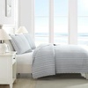 image:imageNautica  Quilt Set Soft Bedding with Matching Sham Rounded Corner Reversible Design Coleridge Blue TwinColeridge Blue