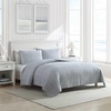 image:imageNautica  Quilt Set Soft Bedding with Matching Sham Rounded Corner Reversible Design Coleridge Blue TwinColeridge Blue