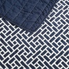 image:imageNautica  Quilt Set Soft Bedding with Matching Sham Rounded Corner Reversible Design Coleridge Blue TwinLockridge Navy