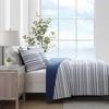 image:imageNautica  Quilt Set Soft Bedding with Matching Sham Rounded Corner Reversible Design Coleridge Blue TwinPembrook Blue