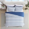 image:imageNautica  Quilt Set Soft Bedding with Matching Sham Rounded Corner Reversible Design Coleridge Blue TwinPembrook Blue