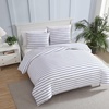 image:imageNautica  Twin Duvet Cover Set Super Soft Cotton Bedding with Matching Shams Casual Home Decor OekoTex Certified Plot Blue TwinBrenton Stripe Navy