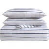 image:imageNautica  Twin Duvet Cover Set Super Soft Cotton Bedding with Matching Shams Casual Home Decor OekoTex Certified Plot Blue TwinBrenton Stripe Navy