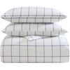 image:imageNautica  Twin Duvet Cover Set Super Soft Cotton Bedding with Matching Shams Casual Home Decor OekoTex Certified Plot Blue TwinPlot Blue