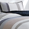 image:imageNautica  Twin Quilt Cotton Reversible Bedding Home Decor for All Seasons Tideway TanGrey TwinQueen
