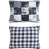image:imageNautica  Twin Quilt Set Soft amp Reversible Cotton Bedding with a Smooth Finish 2 Piece Coastal Bed Set with Matching Pillowcase Sailors PatchworkGingham BlueSailors PatchworkGingham Blue