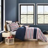 image:imageNautica  Twin XL Comforter Set Soft amp Reversible Coastal Bedding with Matching Pillowcase Nautical Striped Bed Set Clove Hitch StripeSolid BlueClove Hitch StripeSolid Blue