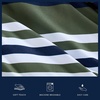 image:imageNautica  Twin XL Comforter Set Soft amp Reversible Coastal Bedding with Matching Pillowcase Nautical Striped Bed Set Clove Hitch StripeSolid BlueUphaul StripeSolid Green