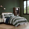 image:imageNautica  Twin XL Comforter Set Soft amp Reversible Coastal Bedding with Matching Pillowcase Nautical Striped Bed Set Clove Hitch StripeSolid BlueUphaul StripeSolid Green