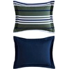 image:imageNautica  Twin XL Comforter Set Soft amp Reversible Coastal Bedding with Matching Pillowcase Nautical Striped Bed Set Clove Hitch StripeSolid BlueUphaul StripeSolid Green
