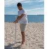 image:imageNautica Beach Umbrella  7 Ft Heavy Duty Portable Beach Umbrellas for Sand amp Sun UPF 50 Protection Wind amp Sand Anchor for Strong Stability  Large Vented Umbrella for Beach  2Way Tilt SystemOrange Sunset