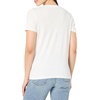 image:imageNautica Womens Solid Short Sleeve Crew Neckline TShirtBright WhiteBlue Bell